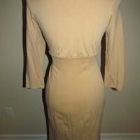 Size 6 Khaki Pencil Dress - Thumbnail 2