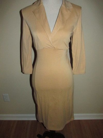 Size 6 Khaki Pencil Dress