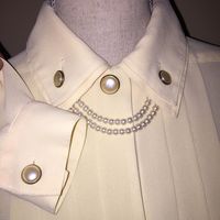 Vintage Pleated Blouse Size 8 - Thumbnail 3