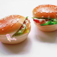 Jumbo Hamburger Squishy (with filling and sesame seeds) - Thumbnail 1