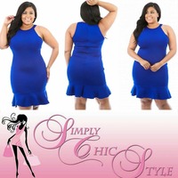 *Plus Size* Devil in a Blue Dress - Thumbnail 1