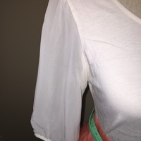 Banana Republic Sheer Sleeve Blouse Size S - Thumbnail 3