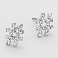 Hashtag Earrings - Thumbnail 2