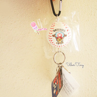 Chopper Onepiece Sports Squishy Extendable Keychain - Thumbnail 2