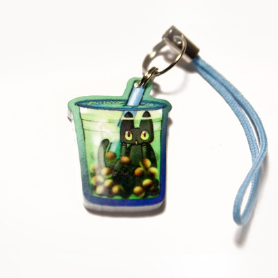 Bubbletea cat charm - Thumbnail 1
