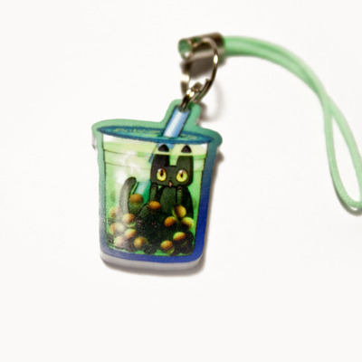 Bubbletea cat charm