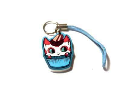 "Berri"  Cupcat charm