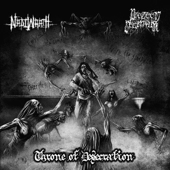 Nadiwrath / Preteen Deathfuk "Throne of Desecration" CD