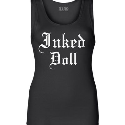 Inked doll ladies tank # 997