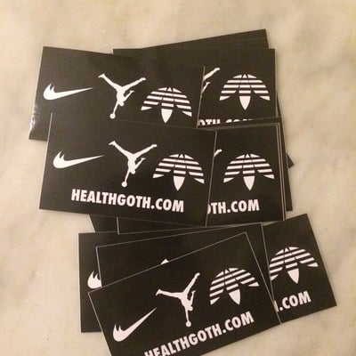 Healthgoth stickers