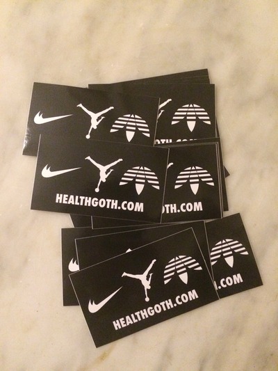 Healthgoth Stickers