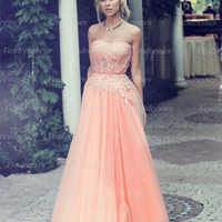 Long prom dress,popular prom dress,sweet heart prom dress,dresses for prom,cheap prom dress,custom prom dress, PD15156 - Thumbnail 2