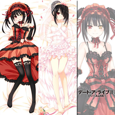 Brand New Kurumi Tokisaki - Date Alive Dakimakura Hugging Body Pillow Case Anime DAL1
