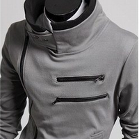 Zipper Stand Collar Fleece (More Colors) - Thumbnail 1
