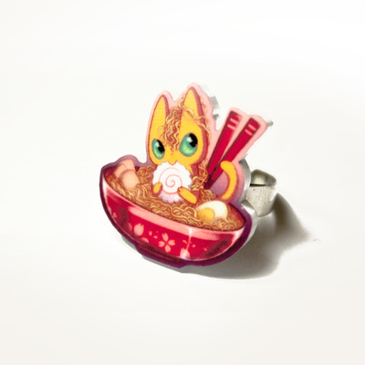 Ramen cat ring