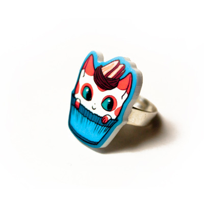 "berri" cupcat ring - Thumbnail 5