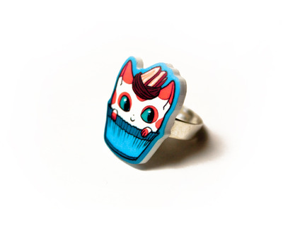 "Berri" Cupcat Ring