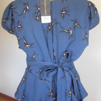 Bird Print Dress  - Thumbnail 2