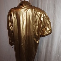 Vintage Wippette Gold Raincoat, Size 2X-3X - Thumbnail 3