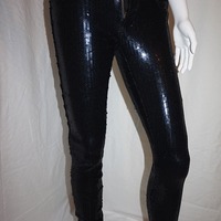 Vintage Blank NYC Black Sequins Pants, Size S - Thumbnail 1
