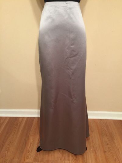 Formal Full Length Silver Skirt Size 10