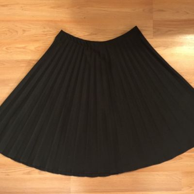 Plus size vtg pleated skirt