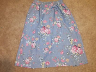 Alfred Dunner Vintage Floral Print Button Down Skirt