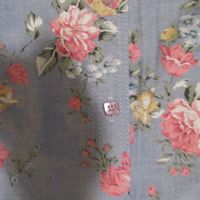 Alfred Dunner Vintage Floral Print Button Down Skirt - Thumbnail 1