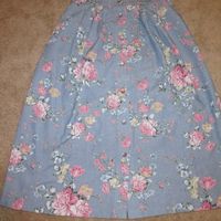 Alfred Dunner Vintage Floral Print Button Down Skirt - Thumbnail 2