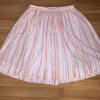 18W White Pattern Flare Skirt  - Thumbnail 2
