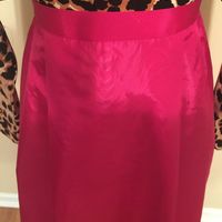 Fuchsia Pleated Skirt Size 14 - Thumbnail 2