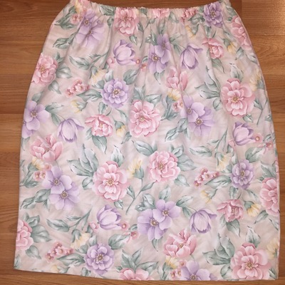 20w floral print pencil skirt