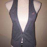 Hollister Gray Sweater Vest - Thumbnail 1