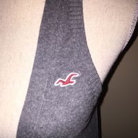 Hollister Gray Sweater Vest - Thumbnail 4