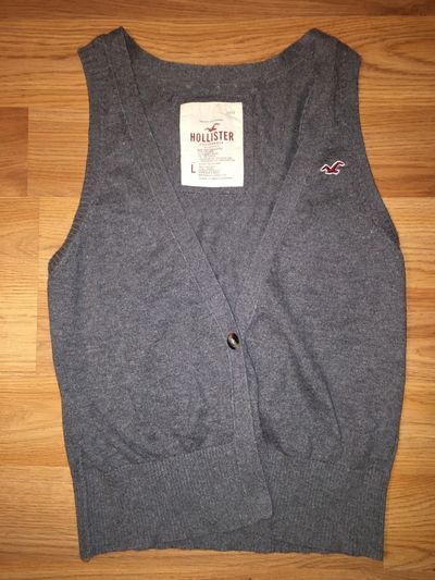 Hollister Gray Sweater Vest