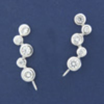 Bubbles-cubic zirconia