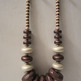 NEW Boho Bronze & Opal Chunky Necklace and Earring Set-1