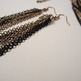 NEW Black & Gold Chain Necklace and Earring Set-1