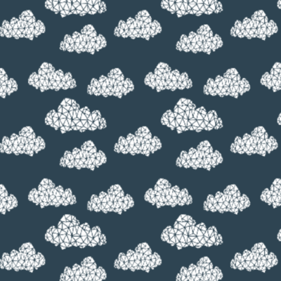 Blue clouds leggings