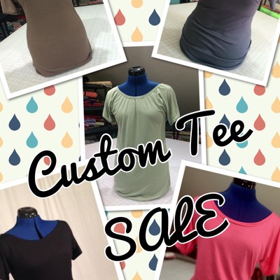 Custom tees set of 5