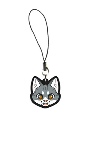 CHARM STRAP : Grey Tabby Cat
