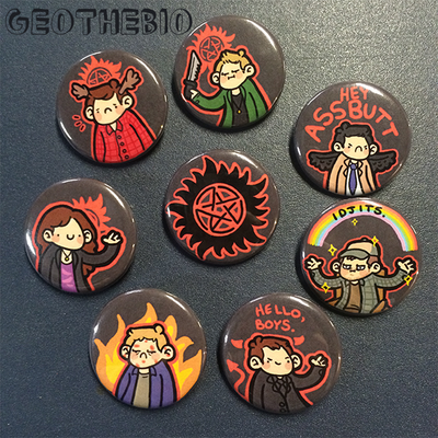 Supernatural pin set (8)