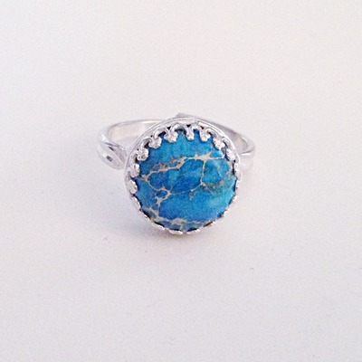 *sale* blue jasper ring