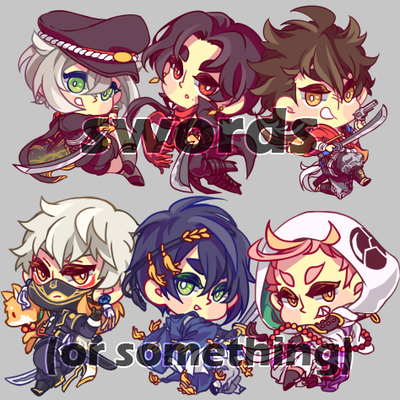 Touken ranbu phone straps