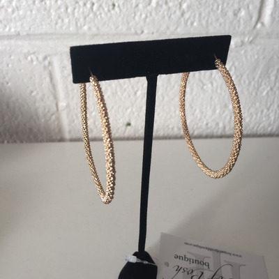 Gold Hoop Earrings 