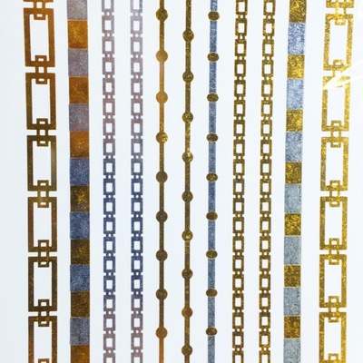 Metallic tattoos (2 sheets)