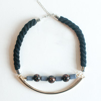 Turquoise Beaded Jewelry, Gemstone Necklace, Pendants For Necklaces, Unique Necklace Pendants, Purple Turquoise Necklace, NL0786 - Thumbnail 2