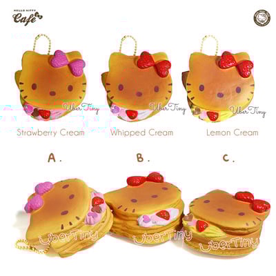Hk cream pancake squishy | lovely sweets cafe (licensed)