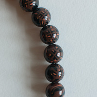 Creamy White Flower Felt Balls Gold Metal Bar Necklace, Custom Gold Bar Pendant Necklace, White Floral Necklace, NL0781 - Thumbnail 3