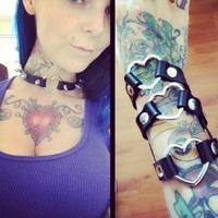 Sweet heart(Black)(TYPE1) Garter/choker - Thumbnail 1